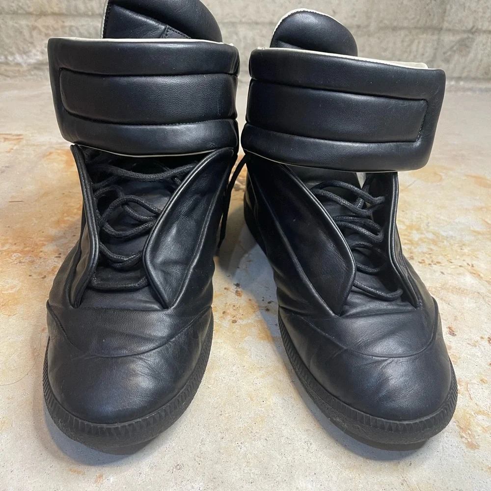 Maison Martin Margiela Black “Future” High-Top Sneakers - Picture 5 of 6